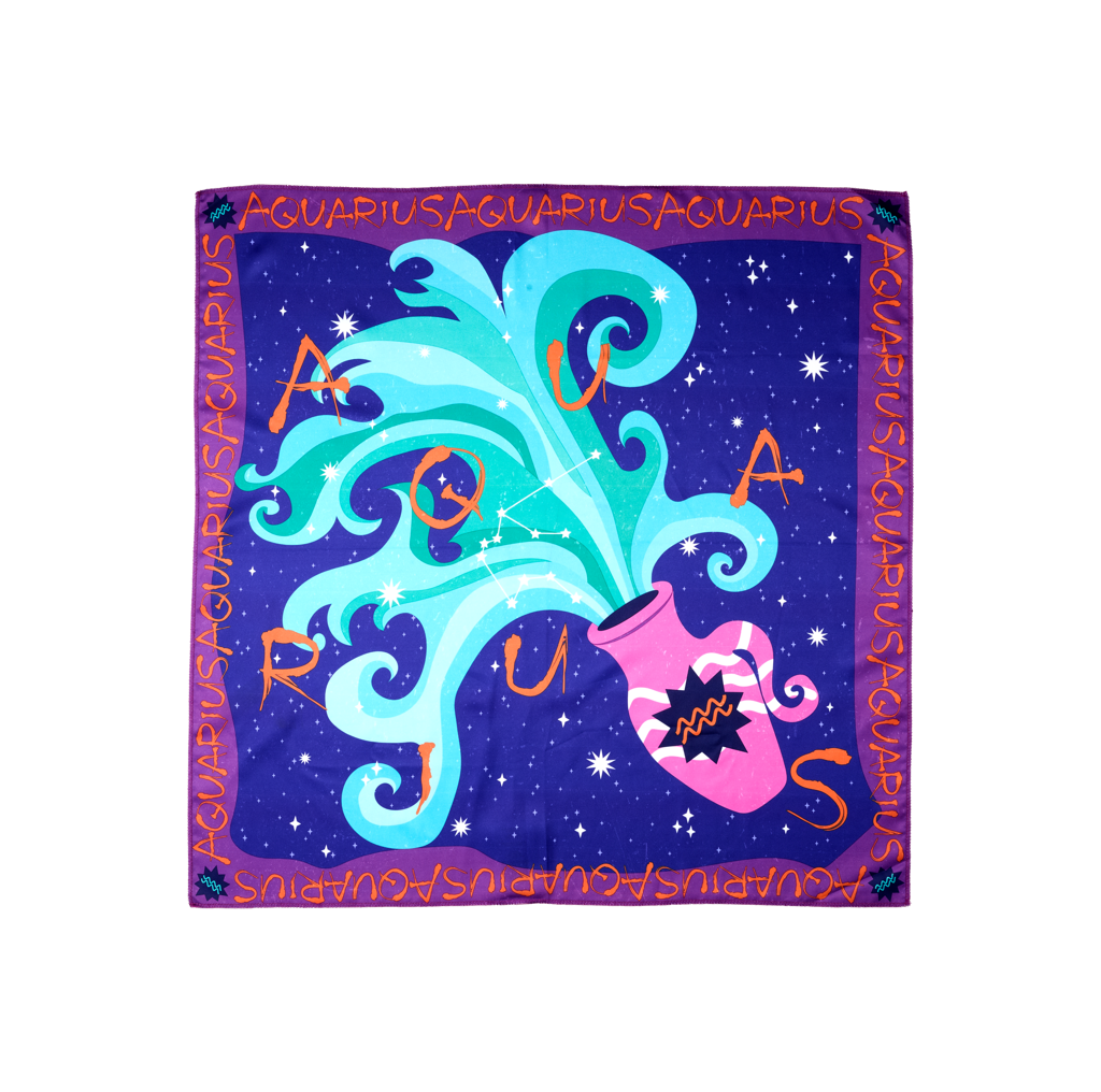 Aquarius Knot Wrap - 70cm x 70cm