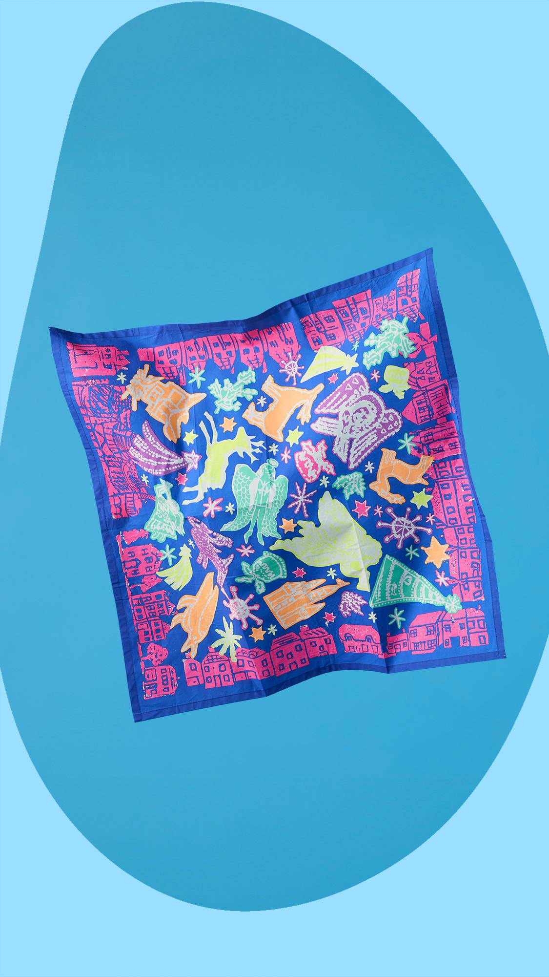 A Far Off Frozen Land - 70cm x 70cm