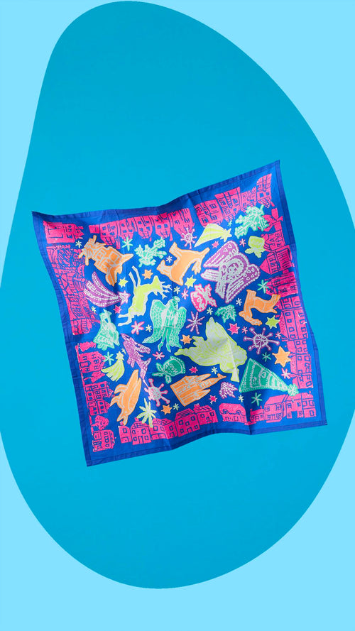 A Far Off Frozen Land - 70cm x 70cm